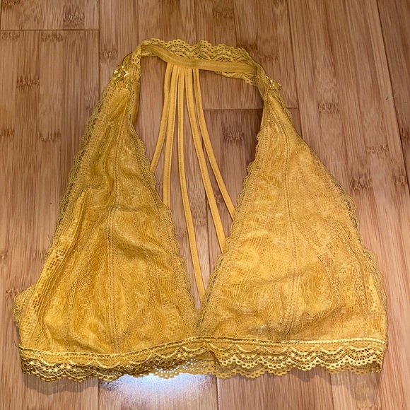 Francesca's Collections Other - Francesca’s Mustard Yellow Bralette